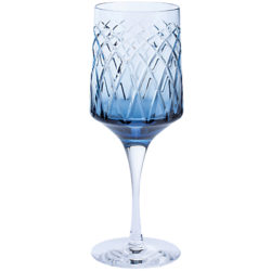 Royal Brierley Harris Goblet, Set of 2, 340ml Blue